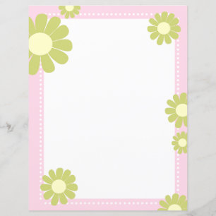 Daisy Pink Green 