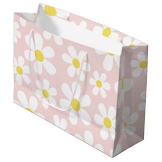 Daisy Pink Large Gift Bag