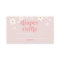 Daisy Pink Retro Baby Shower Diaper Raffle