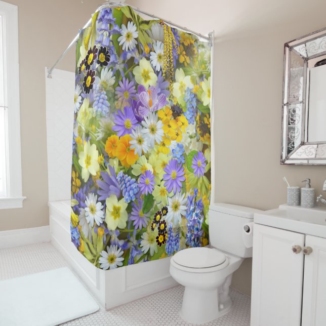 Daisy ,Primrose, Daffodil Flowers (In Situ)