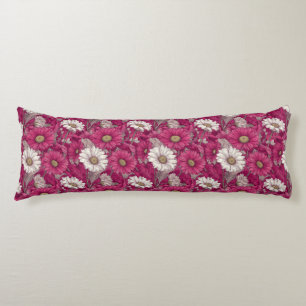Daisy Print Room Decor Modern Couch Body Pillow