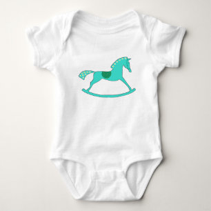 Daisy Rocking Horse Baby Bodysuit