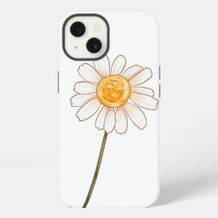 Daisy – Rustic Wildflower Illustration iPhone 13 Case