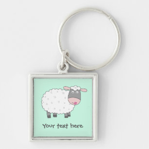 Daisy Sheep Keychain