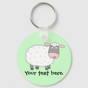 Daisy Sheep Keychain