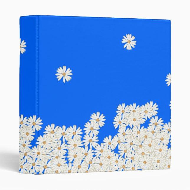 Daisy Shocking Sky Blue (or custom Colour!) Binder (Front/Spine)