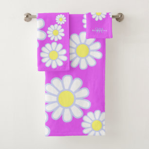 Daisy Simple Monogramme Violet