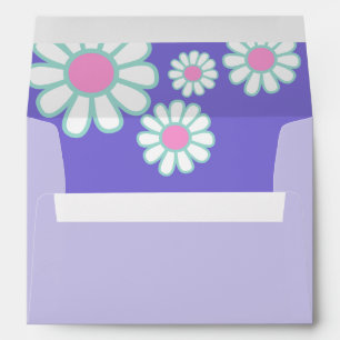 Daisy Simple Purple Envelope