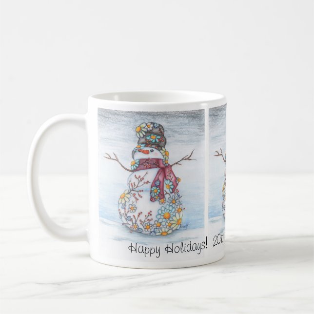 Daisy Snowman Mug 2011 (Left)