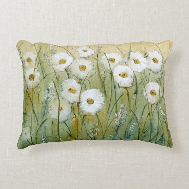 Daisy Spring I Decorative Pillow (Front)
