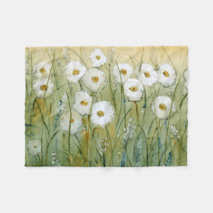 Daisy Spring I Fleece Blanket