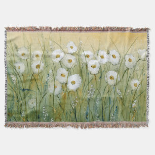 Daisy Spring I Throw Blanket