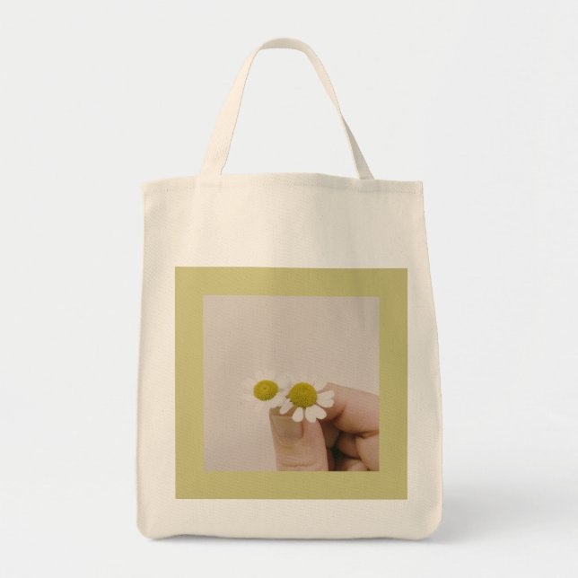 “Daisy sur le bout des doigts – Sac fourre-tout en (Devant)