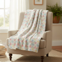 Daisy Swaddle Blanket, Baby Blanket, Floral