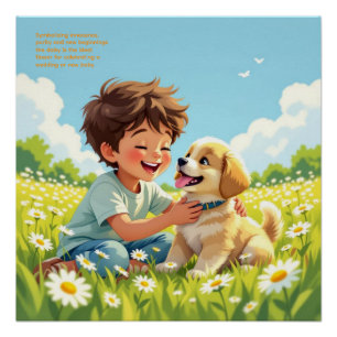 Daisy Symbolism Poster