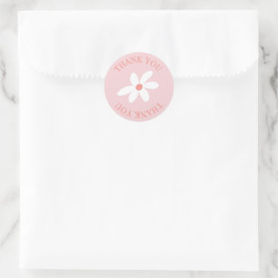 Daisy Thank you Sticker