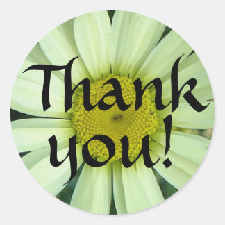 Daisy Thank You Sticker
