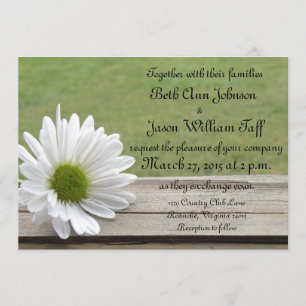 Daisy Theme Invitation