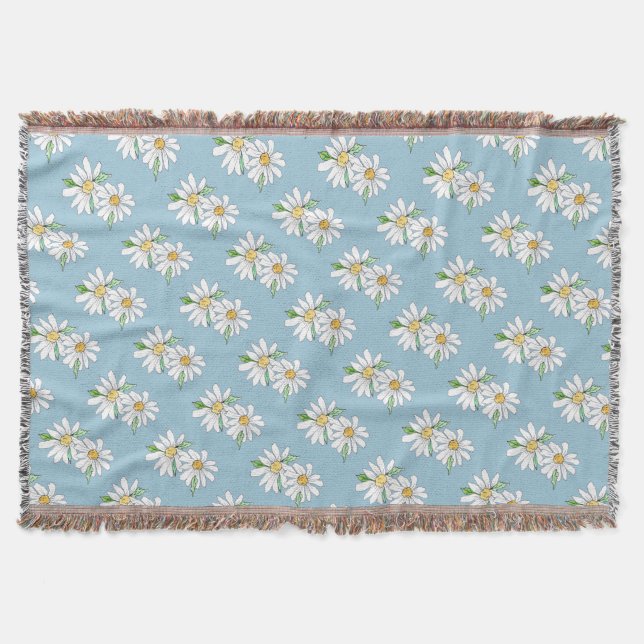 Daisy Throw Blanket (Front)