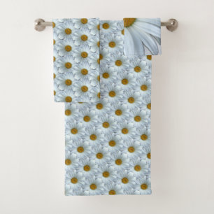 Daisy Towel Sets Personalized Daisy  Flower Towels