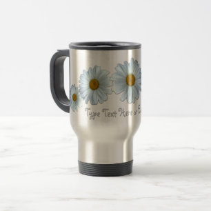 Daisy Travel Mug Personalized Daisies Tumblers