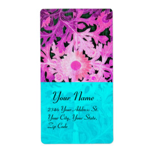 DAISY, violet violet bleu turquase noir