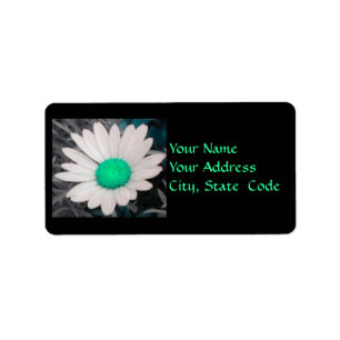 Daisy (w/Green) Address Labels