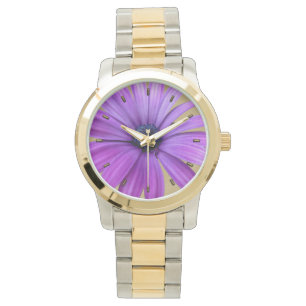 Daisy Watch Purple Daisy Flower Wrist Watch