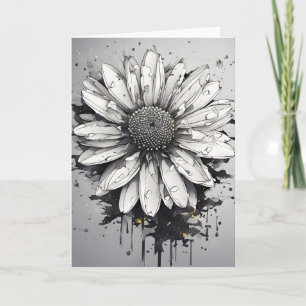 Daisy - Watercolor flowers Card