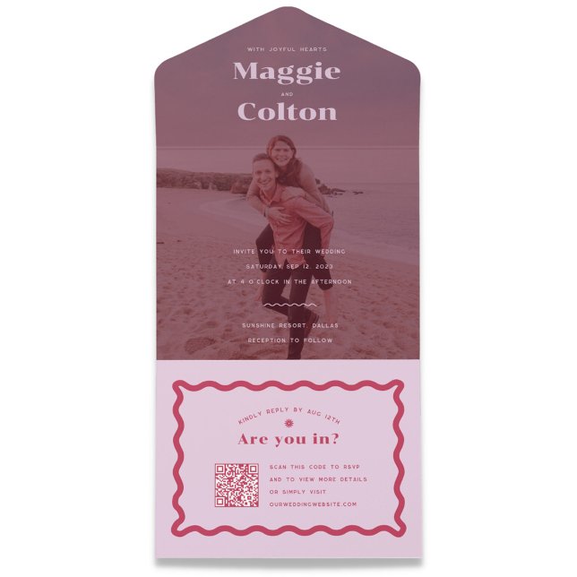 Daisy Wedding All In One Invitation (Creator Uploaded)