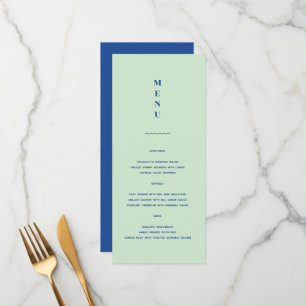 Daisy Wedding Menu
