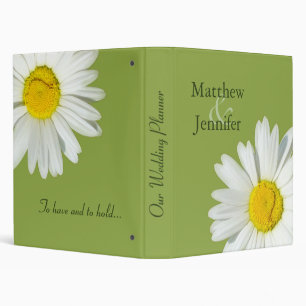 Daisy Wedding Organizer, Binder and Photo Album