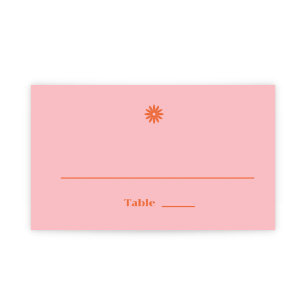 Daisy Wedding  Place Card