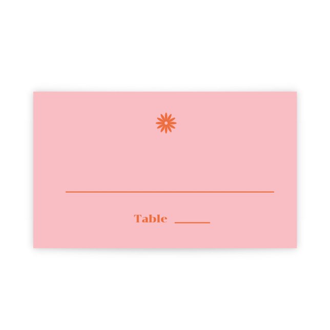 Daisy Wedding  Place Card (Creator Uploaded)