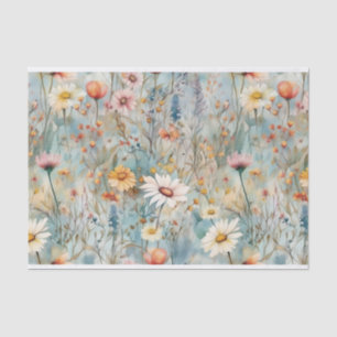 Daisy Wildflower Tissue Paper