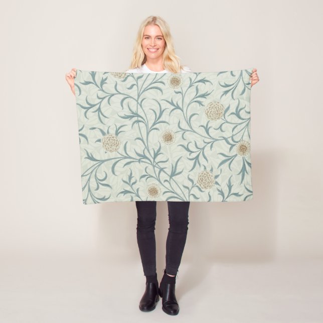 Daisy, William Morris Fleece Blanket (In Situ)