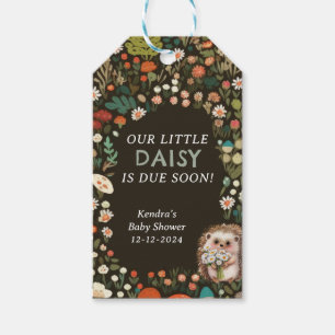 Daisy Woodland Animal Forest Baby Shower Gift Tags