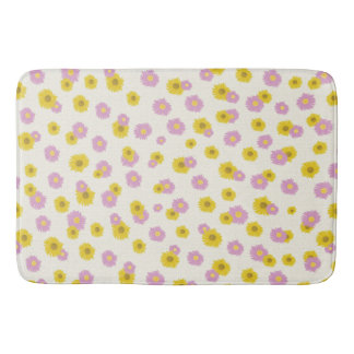 Daisy Wrapping paper Bath Mat