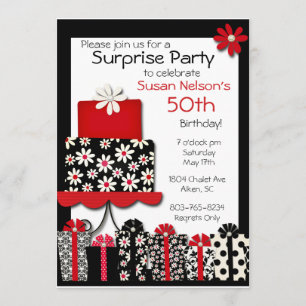 Daisys and Diamonds Invitation