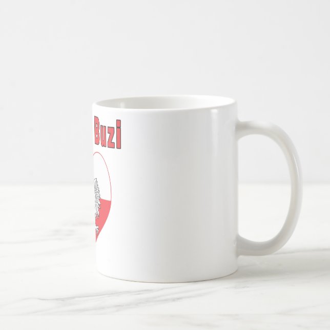 Daj Mi Buzi Eagle Heart Coffee Mug (Right)