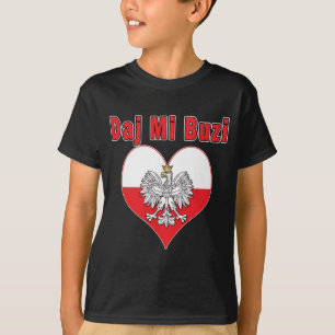 Daj Mi Buzi Eagle Heart T-Shirt