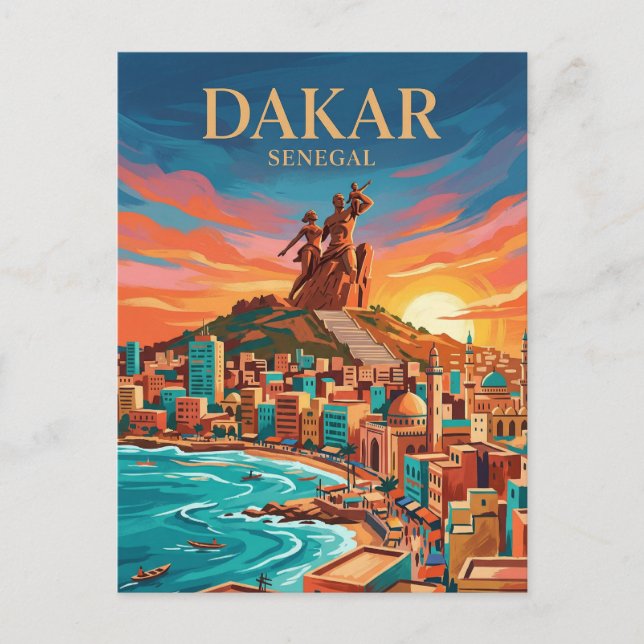 Dakar Peninsula Senegal Postcard (Front)