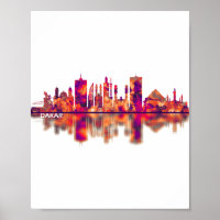 Dakar Senegal Skyline