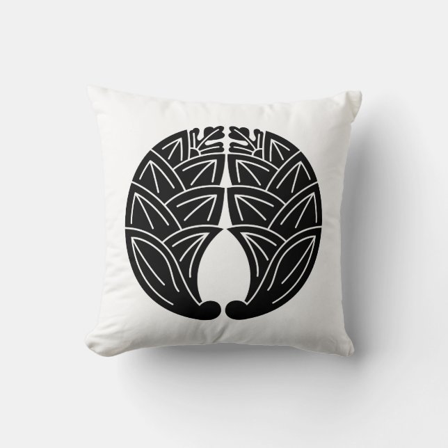 Daki Myouga Throw Pillow (Front)