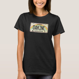 Dakine License Plate Aloha Hawaii Party Rainbow Ha T-Shirt