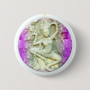 dakini dancing 2 inch round button