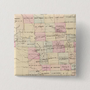 Dakota 2 Inch Square Button