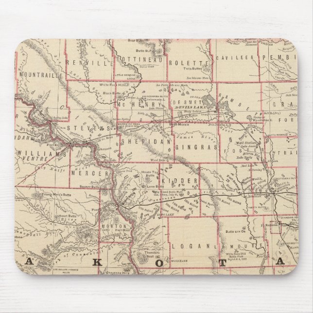 Dakota 3 mouse pad (Front)