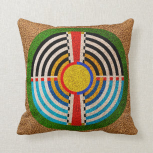 Dakota - Blackfeet Medallion design Throw Pillow