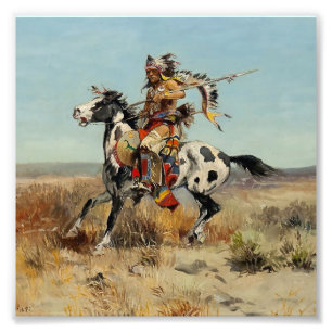 “Dakota Chief” by Charles M Russell Photo Print